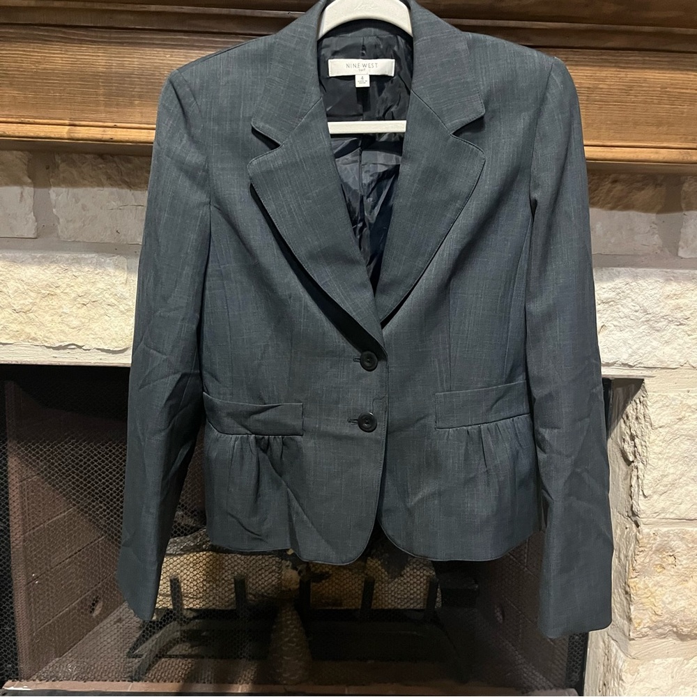Nine West Short Gray Blazer